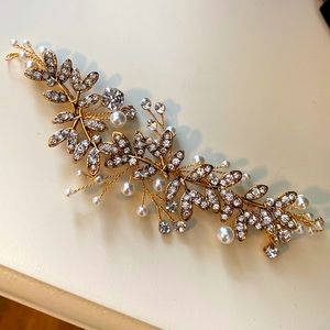 Gold Bridal Hair Vine